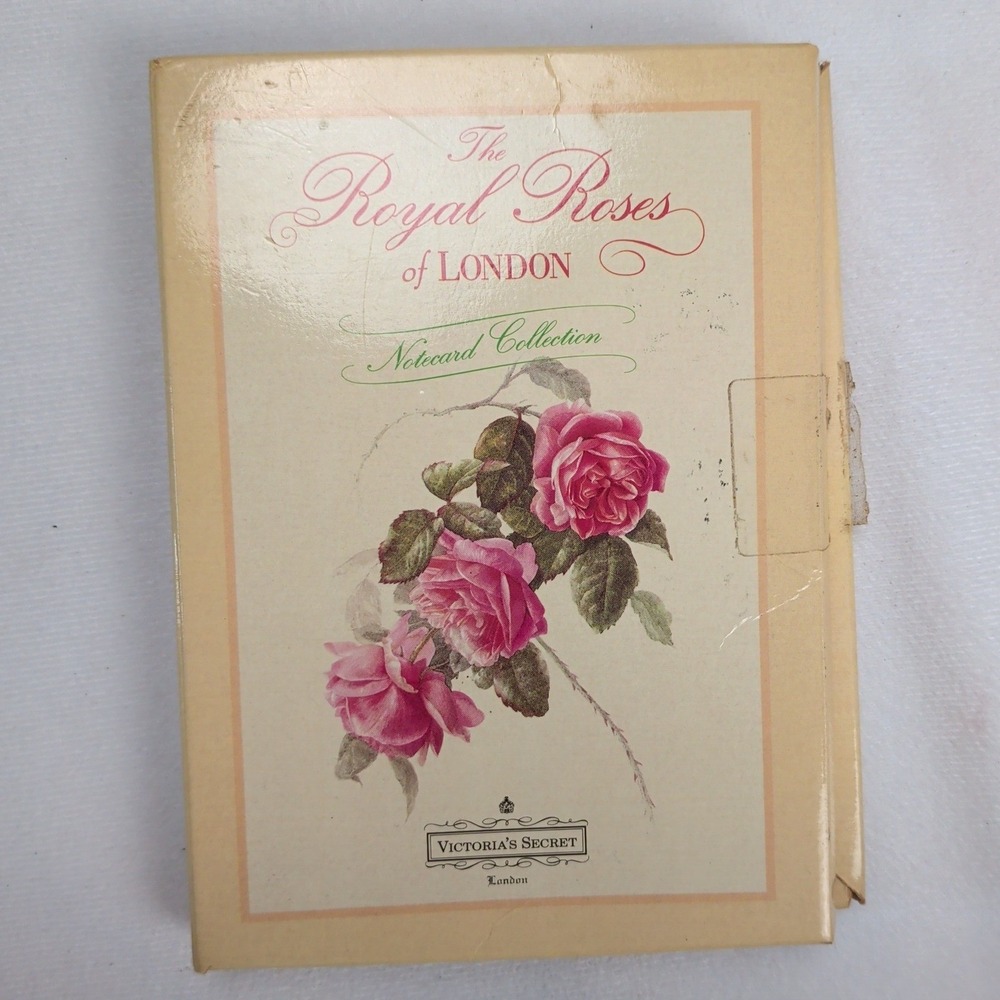 Vintage 90s Victoria's Secret Royal Roses of London Notecards Collection Guest